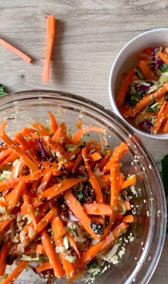 Crunchy Asian Coleslaw Salad recipe