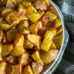 Air Fryer Home Fries recipe on plate