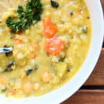 Vegan Greek Lemon Orzo Soup