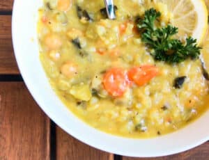 Vegan Avgolemono Lemon Soup