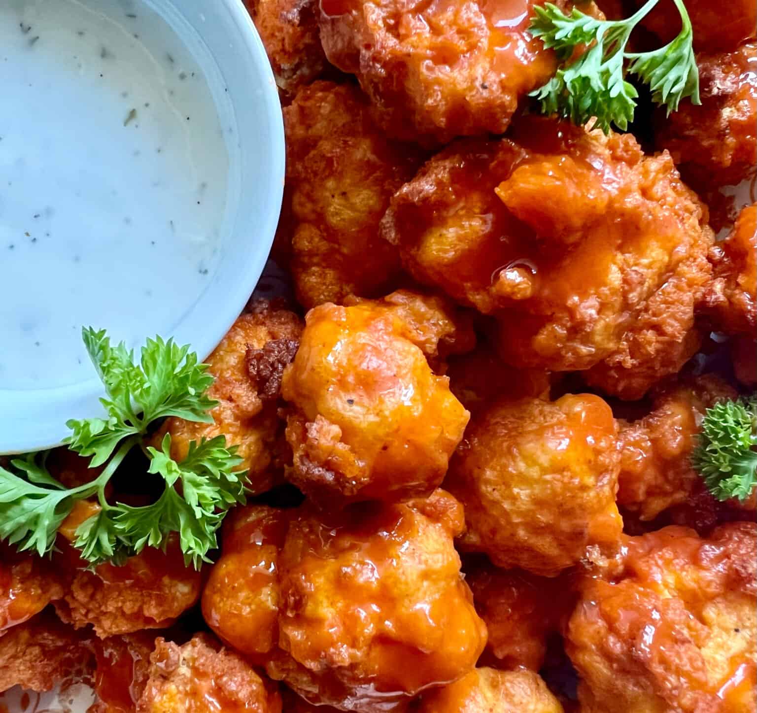 Best Vegan Buffalo Cauliflower Wings Air Fryer Essy Cooks