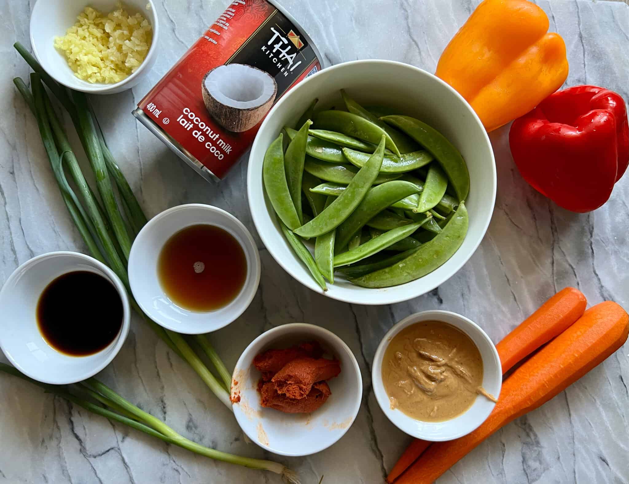 Peanut Butter Thai Tofu Curry Vegan Creamy & Easy Essy Cooks