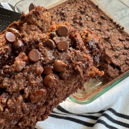 Brownie Baked Oatmeal Vegan Recipe