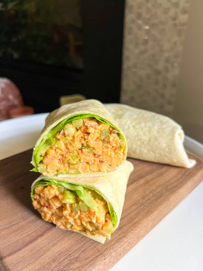 Chickpea Buffalo Wrap recipe