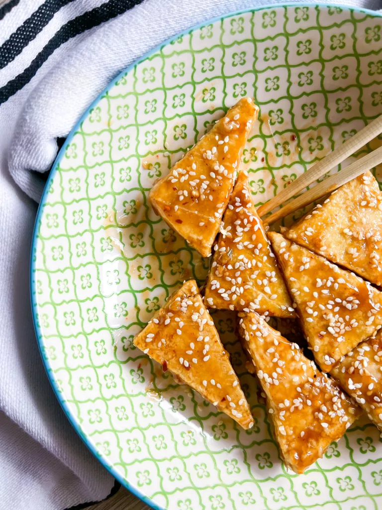 Sticky Sesame Tofu