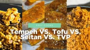 Tempeh VS. Tofu VS. Seitan VS. TVP
