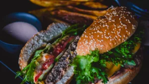 vegan burger meat alternative