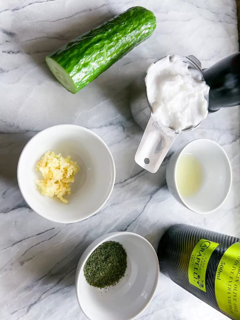 vegan tzatziki ingredients