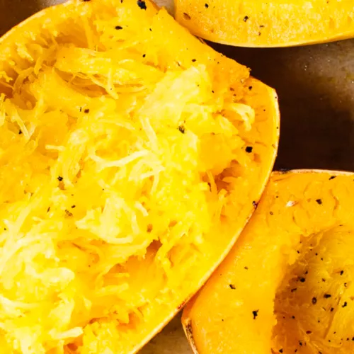 roasted spaghetti squash vegan