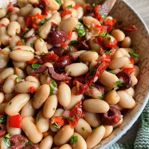 Cannellini White Bean Salad vegan