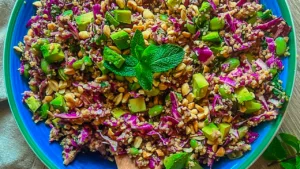 Edamame Cabbage Quinoa Asian Salad - Cover