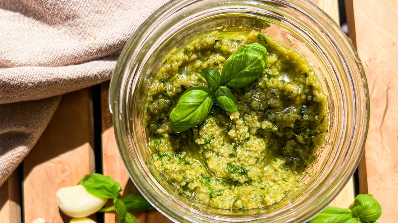 Vegan Pesto Easy Italian How To Recipe Essy Cooks