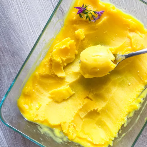 Mango-sorbet-with-spoon