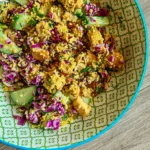 couscous tofu bowl