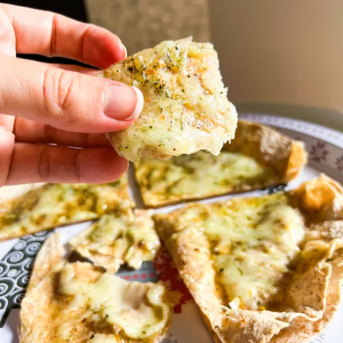 tortilla garlic bread