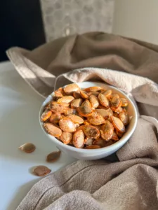 roasted acorn squash seeds