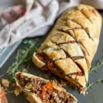 vegan wellington cut open