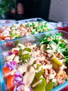 vegan big mac salad recipe
