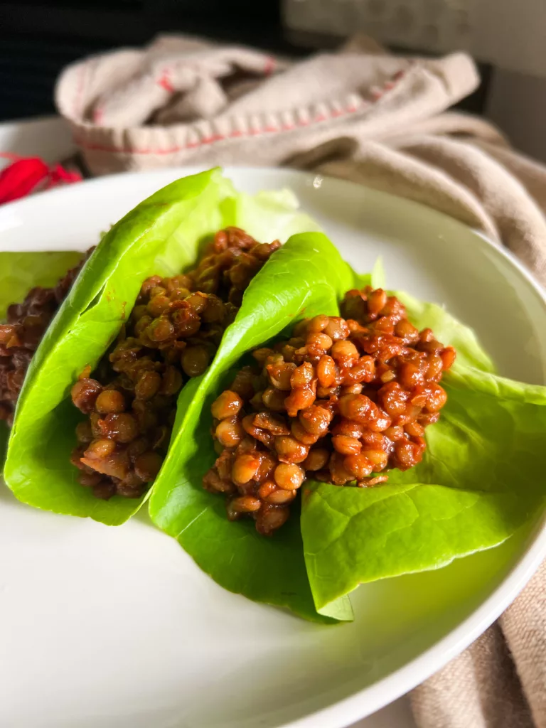 Lentil Lettuce Wraps Recipe