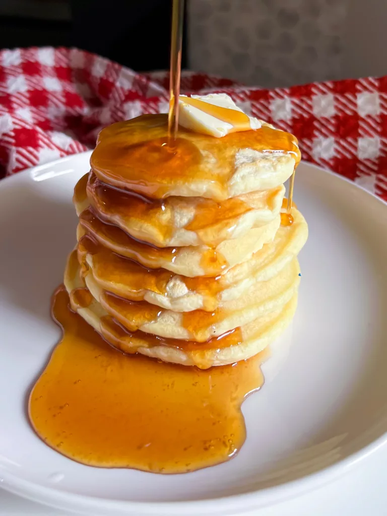 fluffy vegan pancakes