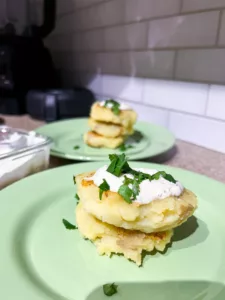 potato pancakes from mashed potatoes recipe