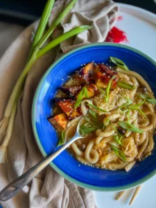 Spicy Gochujang Udon Noodle Recipe Vegan