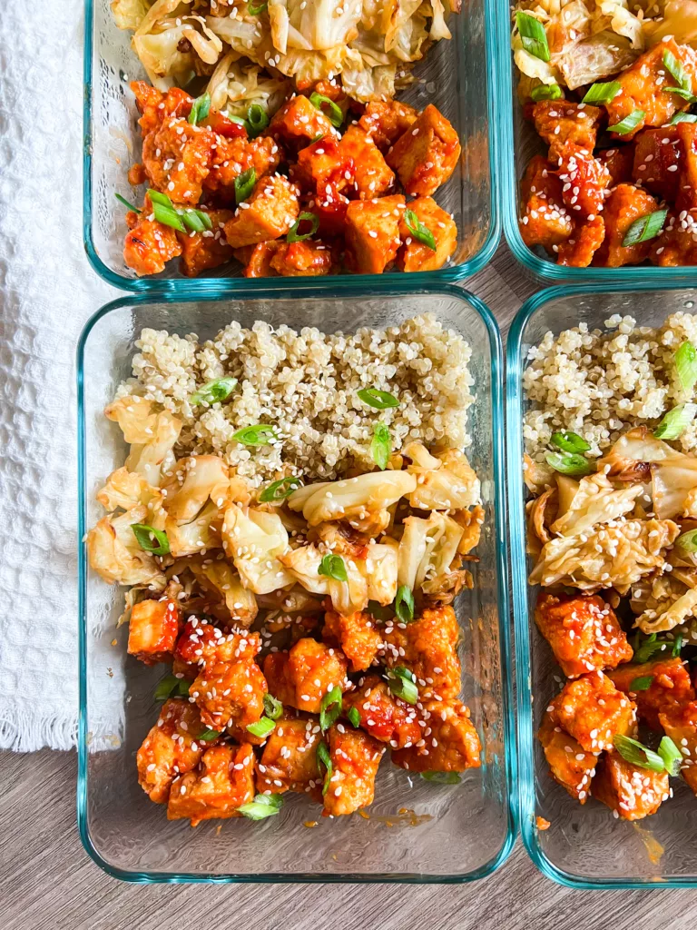 Gochujang Tofu Meal Prep recipe