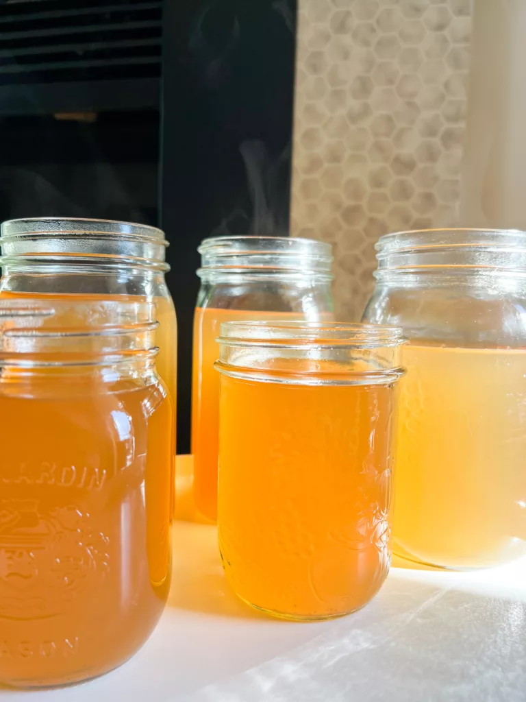 homemade vegetable stock