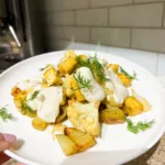 Tofu Sheet Pan Dinner With Cauliflower and Potatoes recipe