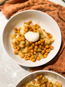 Roasted Chickpea Sheet Pan Dinner With Cabbage and Potatoes recipe