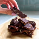 Vegan Fudge Chocolate No Bake Brownie Bars