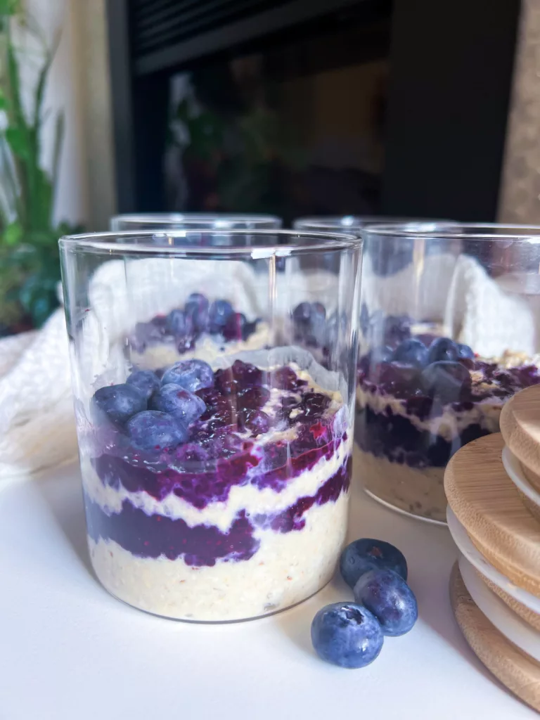 lemon blueberry overnight oats