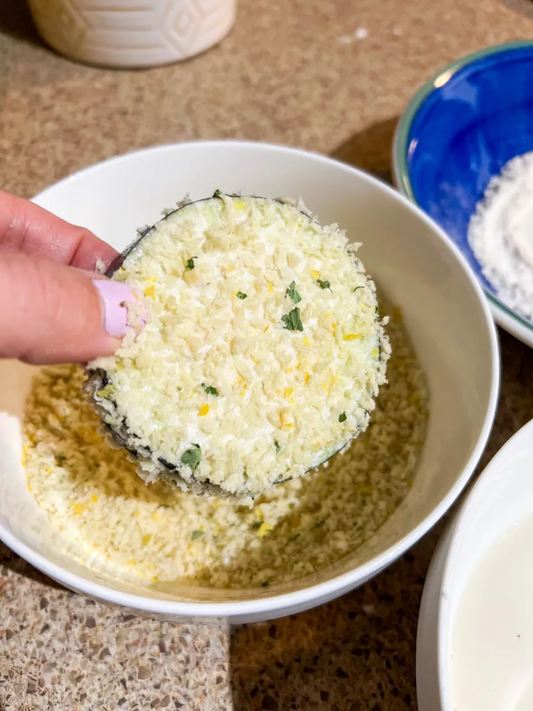 breaded eggplant