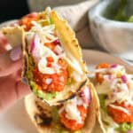 Buffalo Tofu Tacos