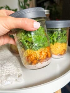 barbecue tofu meal prep