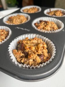 banana oatmeal muffins vegan