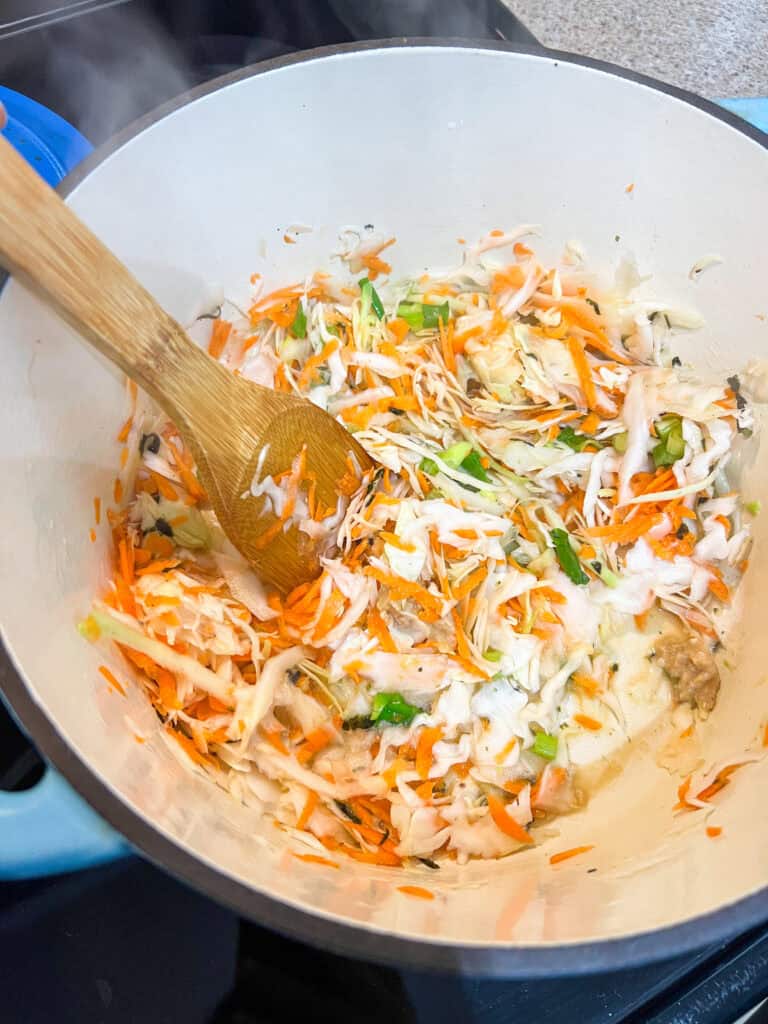 ingredients for the Miso Instant Noodle Jars Soup Meal Prep recipe