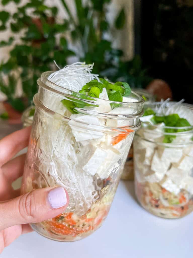 Healthy Soup Meal Prep Miso Instant Noodle Jars