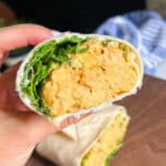 BBQ Chickpea Curry Wrap