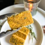 vegan christmas dinner tofu main