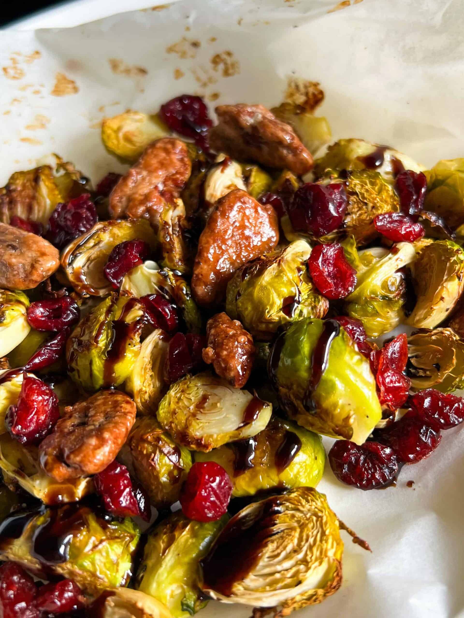 recipe roasted vegan brussel sprouts