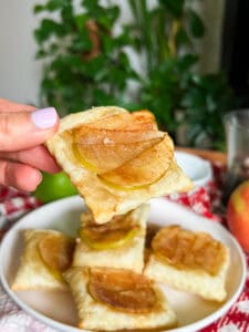 puff pastry apple tart vegan