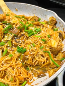 vegan gochujang noodles