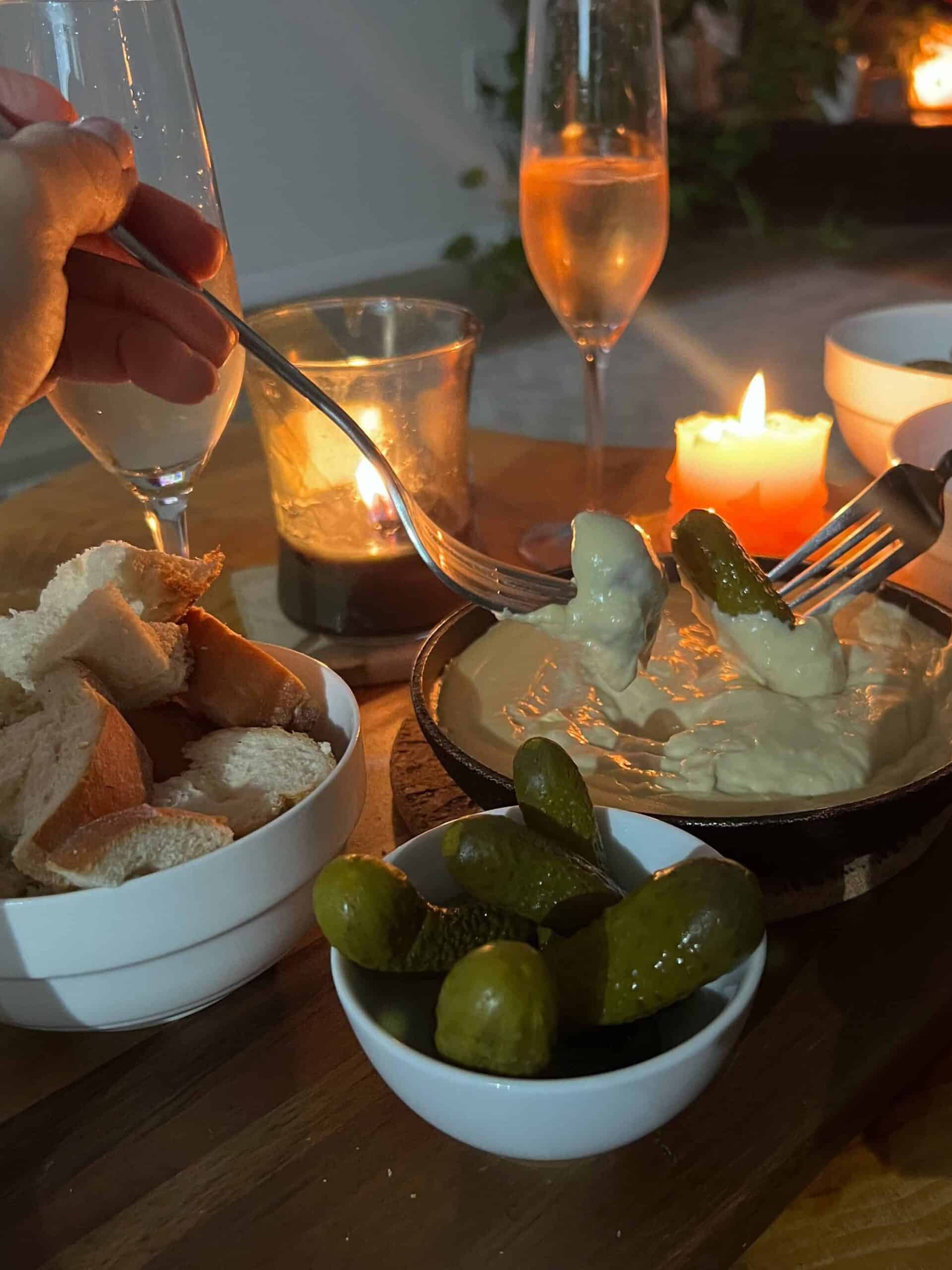 The Best Vegan Cheese Fondue Recipe (Dairy Free)