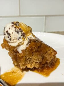 eggless sticky toffee pudding