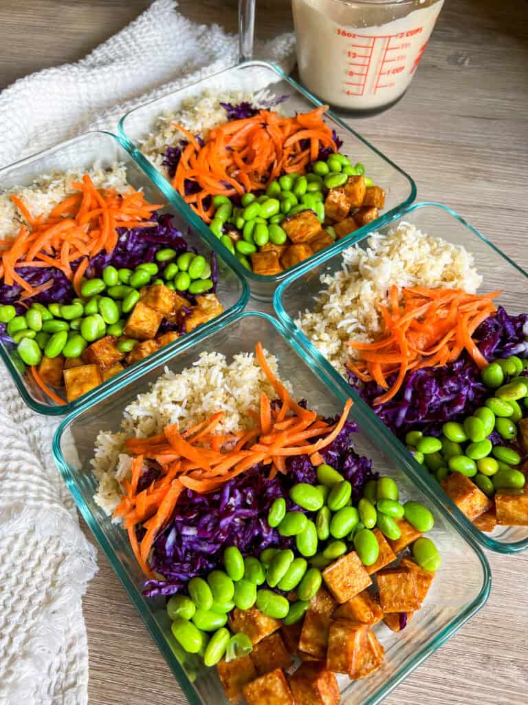 Miso Tofu Bowls Meal Prep recipe