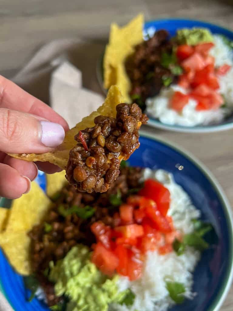 Chipotle Lentil Bowls Vegan Recipe
