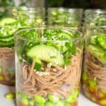 Soba Noodle Salad meal prep