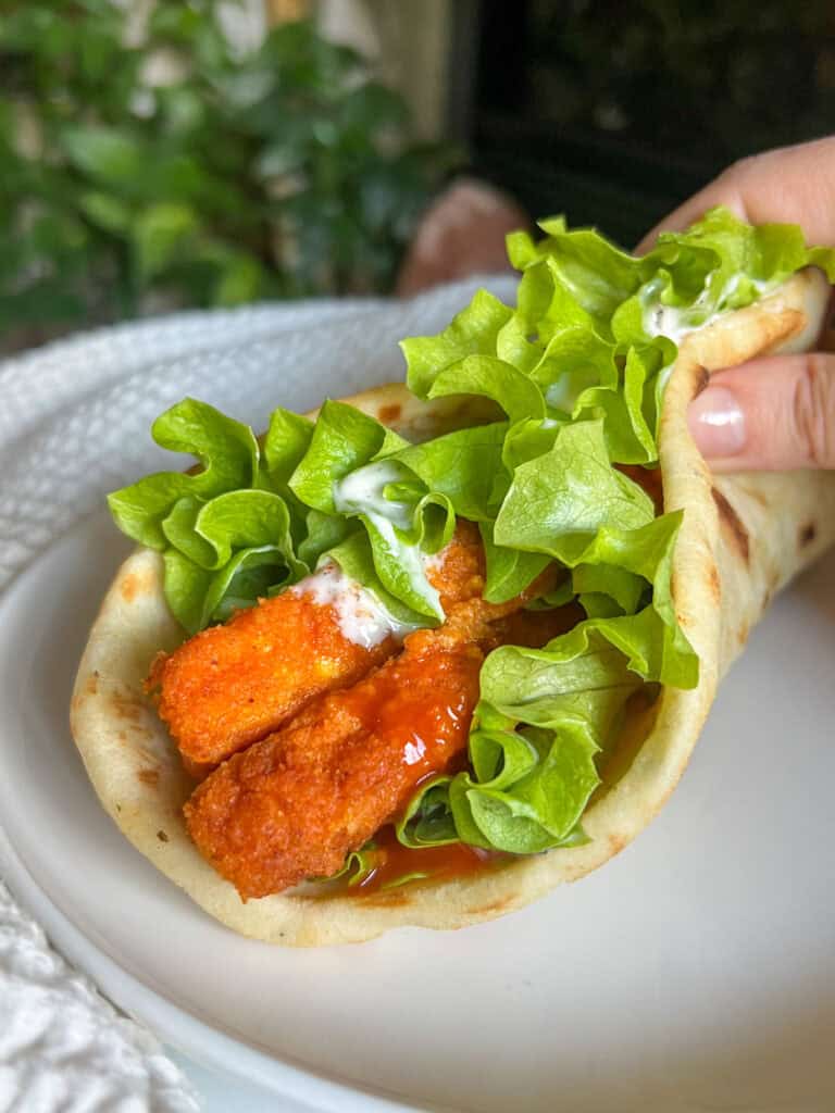Buffalo Tofu Wraps recipe