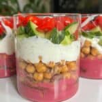 Mediterranean Chickpea Salad Jars